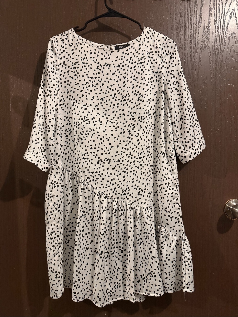 Wishlist Apparel Asymmetrical Tiered Shift Dress  Size M